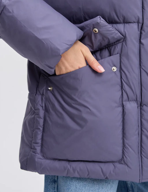 Укороченная куртка-пуховик с поясом БИО -ПУХ - Lawinter фото 10