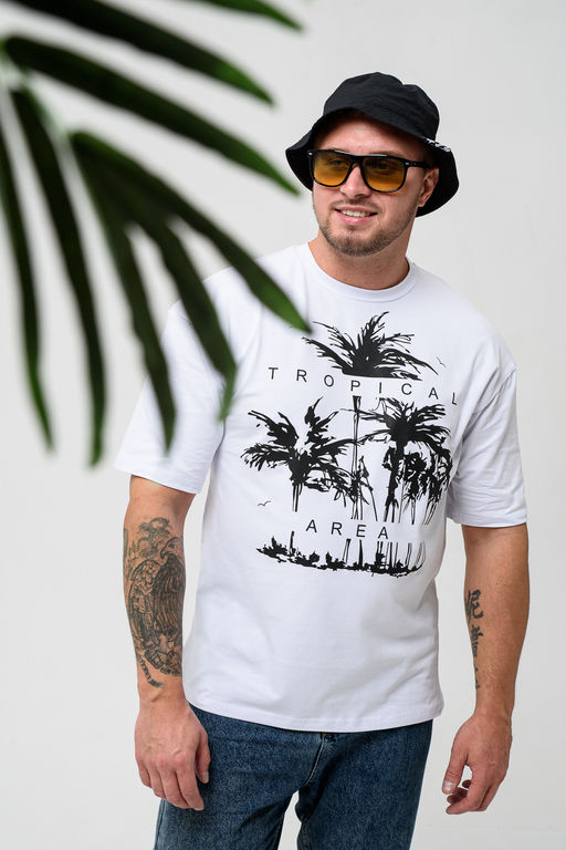 Футболка мужская 8507/1 оверсайз