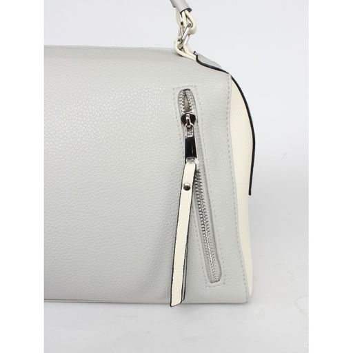 Сумка женская искусственная кожа ADEL-194/1в/ММ, 1отд плечевой ремень, серый/беж св флотер 259830 - Adelia фото 4