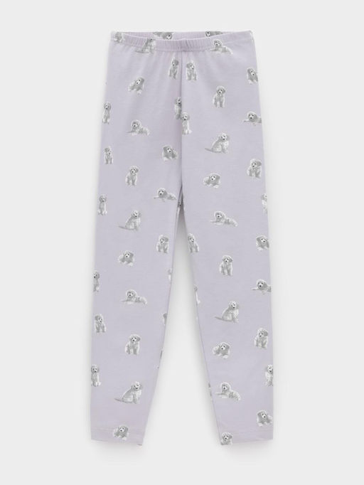 КР 4074/сиреневый 3710 Н090 к647 брюки (лосины) для дев