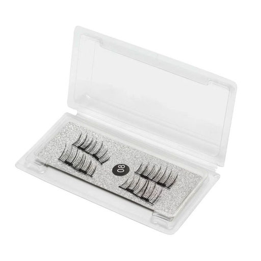 Nail Art Магнитные накладные ресницы на двух магнитах 08 фото 4