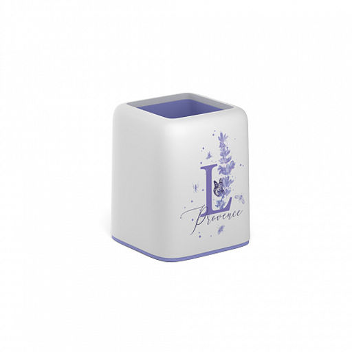 Цена за 1 шт. Подставка настольная пластиковая ErichKrause Forte, Lavender, белый с фиолетовым