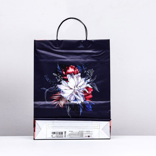 Цена за 5 шт. Пакет Изящный букет, мягкий пластик, 40 х 30 х 9 см, 140 мкм - Simaland фото 2