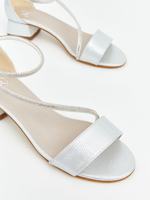 Ta?l? K?z ?ocuk Topuklu Ayakkab?