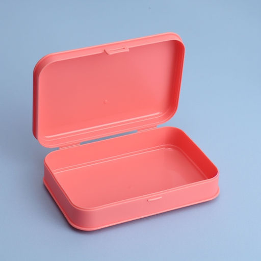 Цена за 2 шт. Органайзер с крышкой, для гигиенических принадлежностей, 14×9.5×3.5 см, розовый