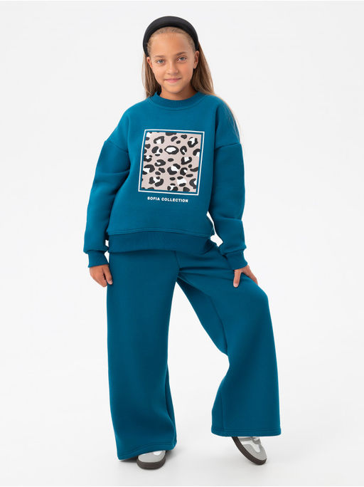 Костюм Пятнышки детский девочка изумруд - София фото 53