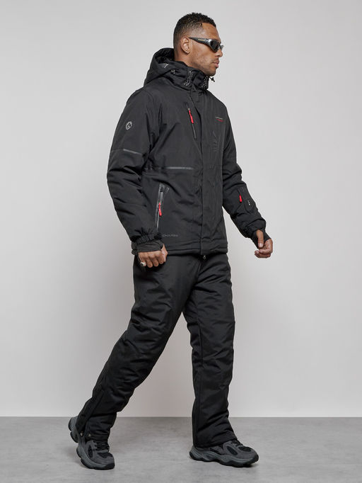 Горнолыжный костюм мужской зимний черного цвета 6306Ch - Leifensh фото 3