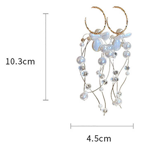 Серьги длинные на крючках арт. 13 1226 (id 266342) - Rada фото 4