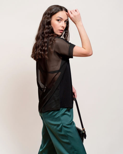 Футболка с шифоновой спинкой 15.4.8 - Sahar art lab фото 3