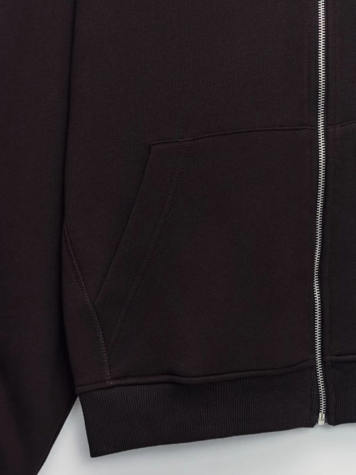 Худи relax fit на молнии / Zarina