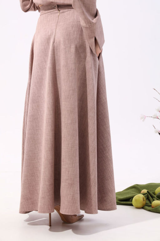 Юбка NIKVA н813-6 песок  фото 3