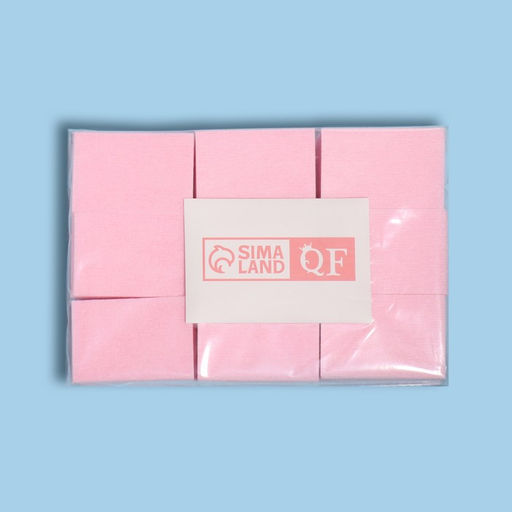 Салфетки для маникюра, безворсовые, плотные, 560 шт., 6×4 см, розовые