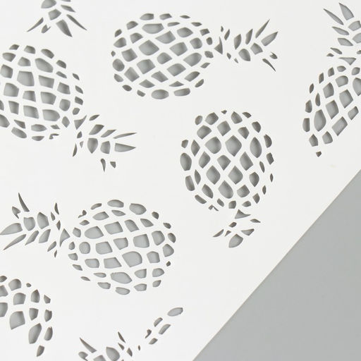 Трафарет пластик «Ананасы», 15×15 см