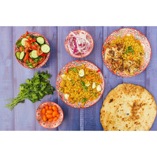 Салатник керамический Доляна Джавлон, 600 мл, d=14,5 см, цвет красный  фото 9