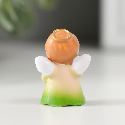 Цена за 4 шт. Фигурка полистоун «Ангелочек в цветном платье», 1.5×2×3 см, МИКС