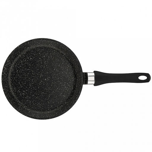 Сковорода блинная с тефлоновым покрытием д24см "Гранит Induction", h2см, s0,3см, ручка из термостойкого пластика (Россия) Подходит для всех видов плит, включая индукционную.
