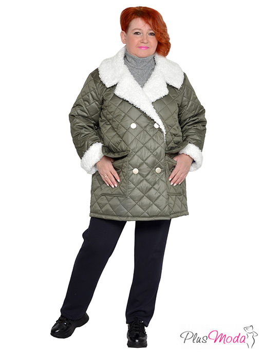 Жакет-парка Модель №1907 размеры 44-84 - Plusmoda фото 50
