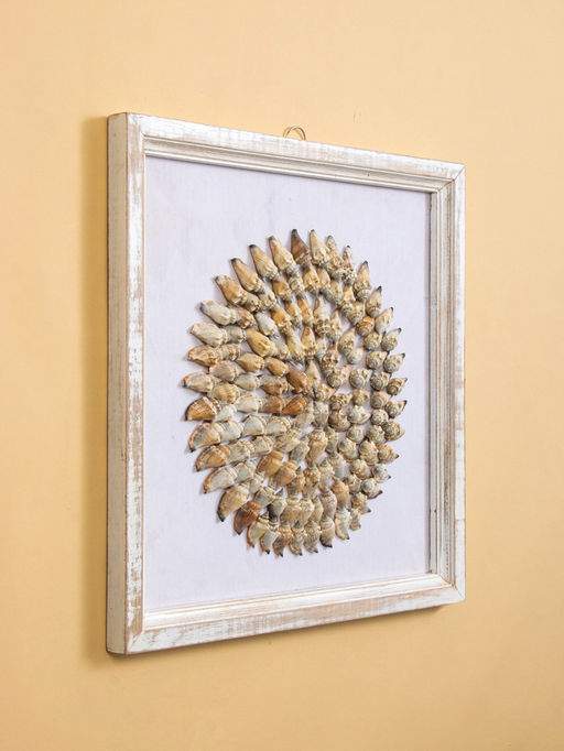 Панно «Композиция из ракушек», 45×3×45 см