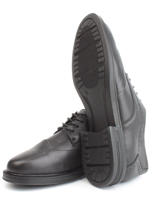 03-DYL141-1 BLACK Полуботинки женские (натуральная кожа)