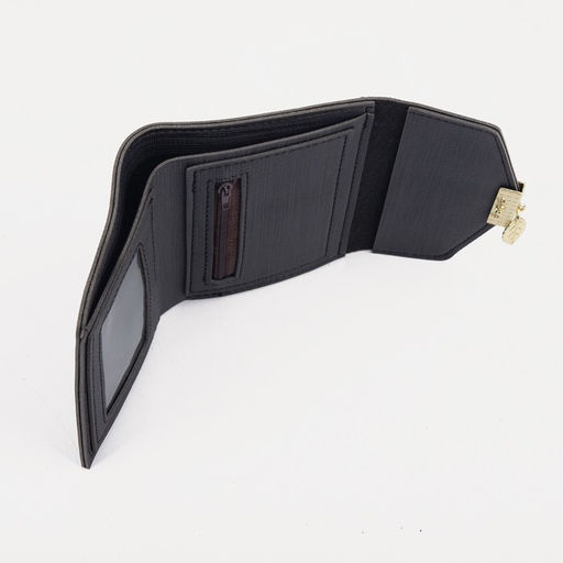 Кошелёк на кнопке, цвет чёрный - Simaland фото 4