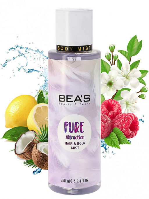 Мист для тела и волос Beas Body & Hair Pure Attraction 250 ml  фото 2