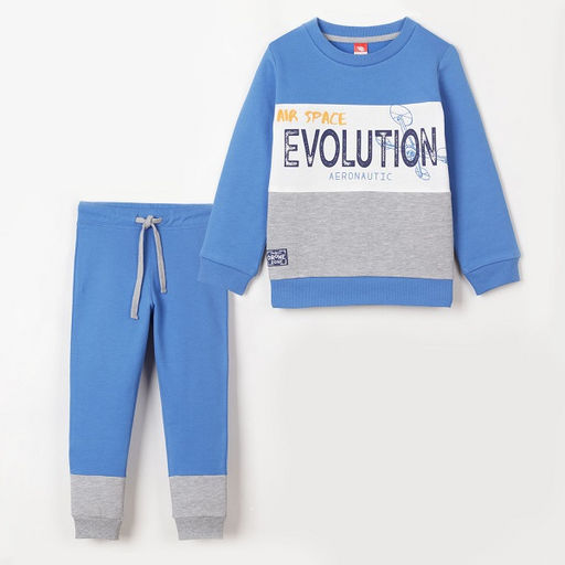 CRB wear / CSKB 90002-42-259 Комплект для мальчика (джемпер, брюки), синий/Ex.Cherubino  фото 2