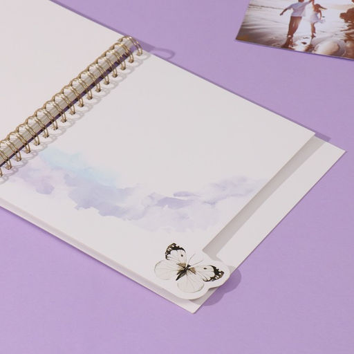 Фотоальбом на спирали 20 листов Бабочки, объёмный элемент и 4 вкладки, 24?24 см - Keep memories фото 7