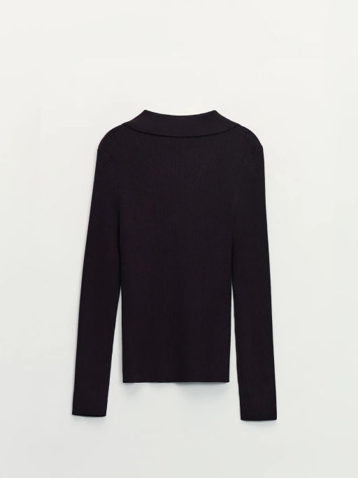 Джемпер из вискозы с отложным воротником / Zarina фото 9