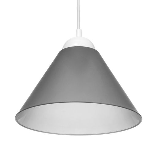 Плафон отдельный «Конус», Е27, дымчатый, 25×25×15 см