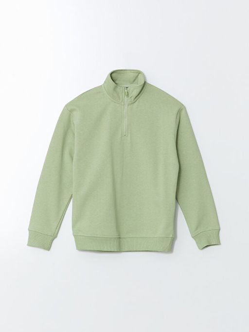 Dik Yaka Erkek ?ocuk Sweatshirt