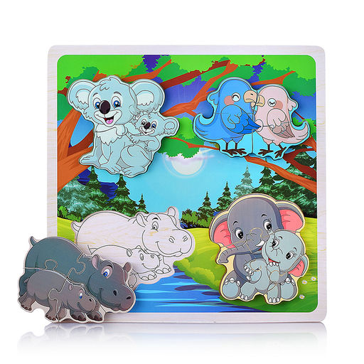 Пазл-вкладыш Дикая природа - Щепочка фото 5