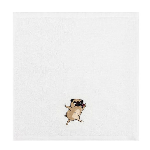 Набор полотенец Мопсики 30?30 см-3 шт., 100% хлопок 340 г/м? - Этель фото 4