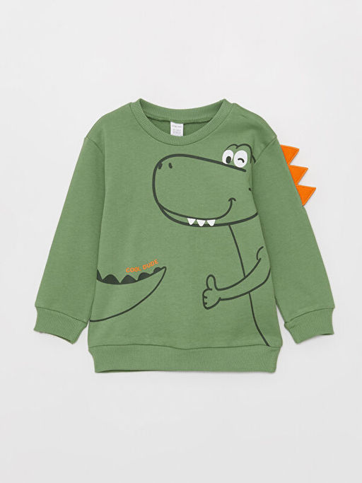 Bisiklet Yaka Bask?l? Erkek Bebek Pijama Tak?m - Waikiki фото 2