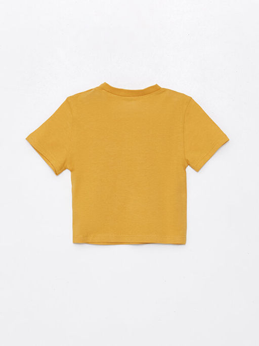 Bisiklet Yaka K?sa Kollu Bask?l? Erkek Bebek Ti??rt - Waikiki фото 3