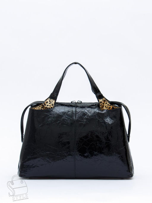 Сумка женская кожаная 9613-1S black Velina Fabbaino-Safenta в Новосибирске