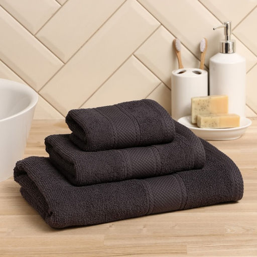 Полотенце махровое Love Life Twined, 50×90 см, цвет серый, 100% хлопок, 420 г/м²