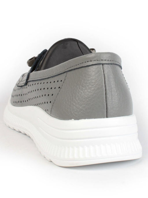 03-ZL-8861 DK. GRAY Полуботинки женские (натуральная кожа) - Фабричный китай фото 6