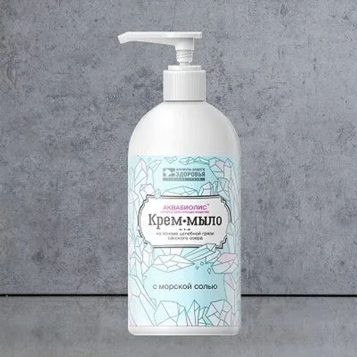 Крем-мыло АКВАБИОЛИС Лаванда 300 мл. Формула Здоровья - ТАВРИДА КОСМЕТИК фото 2
