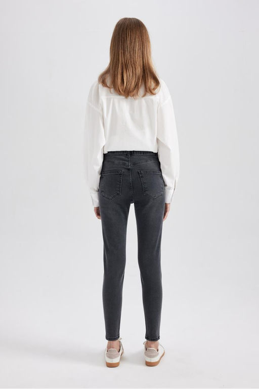 Джинсовые брюки скинни длиной до щиколотки с нормальной талией Rebeca - Defacto фото 7