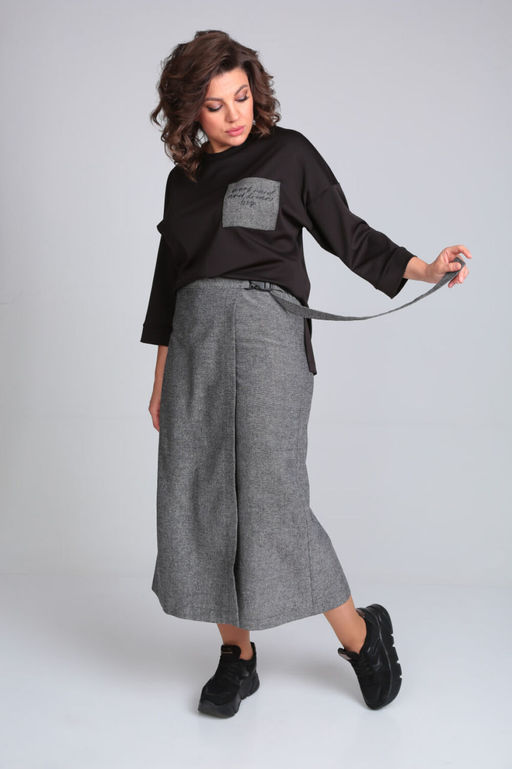 Костюм Michel Chic 1317/1 черный, темно-серый фото 7