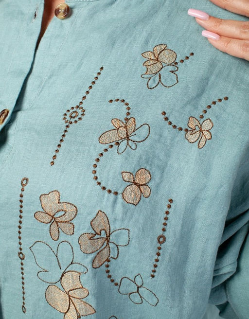 Умягченный лен 100% платье