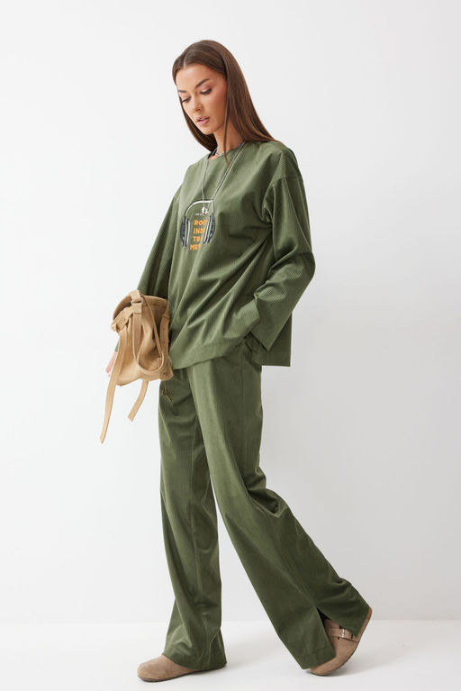 Костюм LYUSHe 4182 зеленый