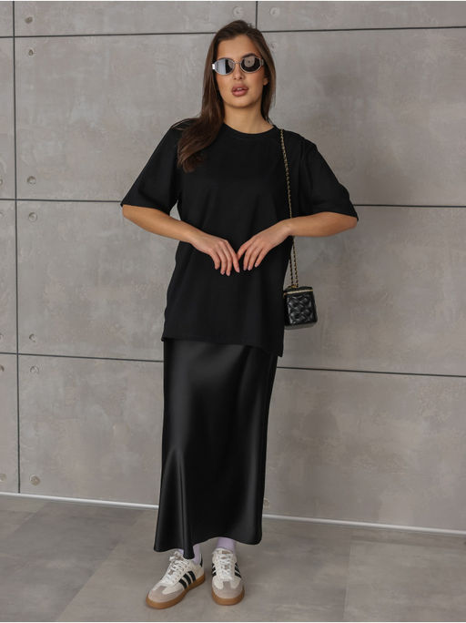 Футболка Базовая Шоколад женская - София фото 13