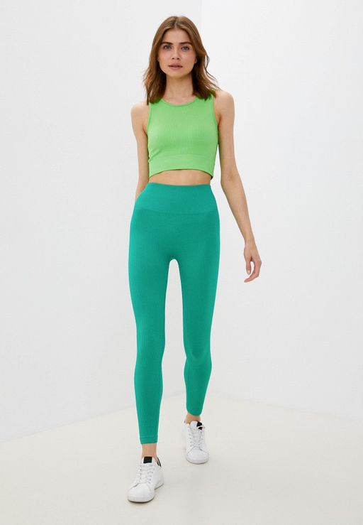 Укороченный облегающий топ в спортивном стиле - Incity фото 4