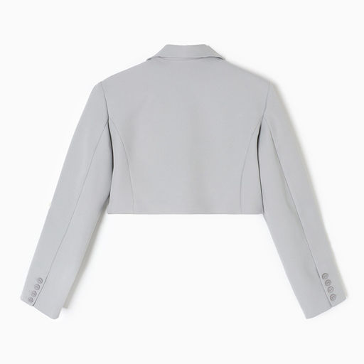 Пиджак женский укороченный MIST Base, размер 48, серый