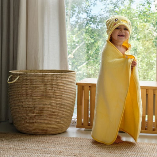 Полотенце-уголок LoveLife Утёнок, 60х85 см, 100% пэ, велсофт 450 г/м2  фото 3