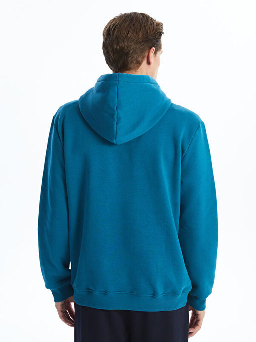 Uzun Kollu Erkek Hoodie - Waikiki фото 3