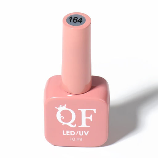 Гель лак для ногтей, однотонный, трехфазный, 10 мл, LED/UV, красный (164)