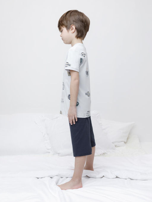 К 1614/городское ралли,индиго пижама для мал