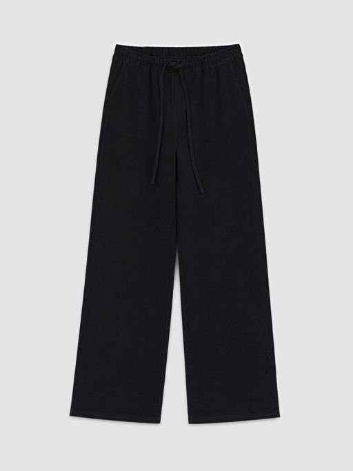 Beli Lastikli Wideleg Kad?n Jean Pantolon